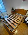 Cama de casal 140 x 200, com estrado