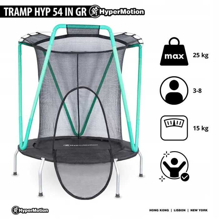 PROMOCJA ! Stabilna Trampolina z siatką dla Najmłodszych !