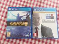 Jogos PS4 (Guitarhero live/ Hitman)