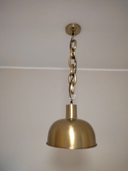 Lampa sufitowa mosiężna