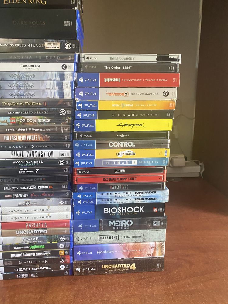 Lote de jogos para PS4 e PS5