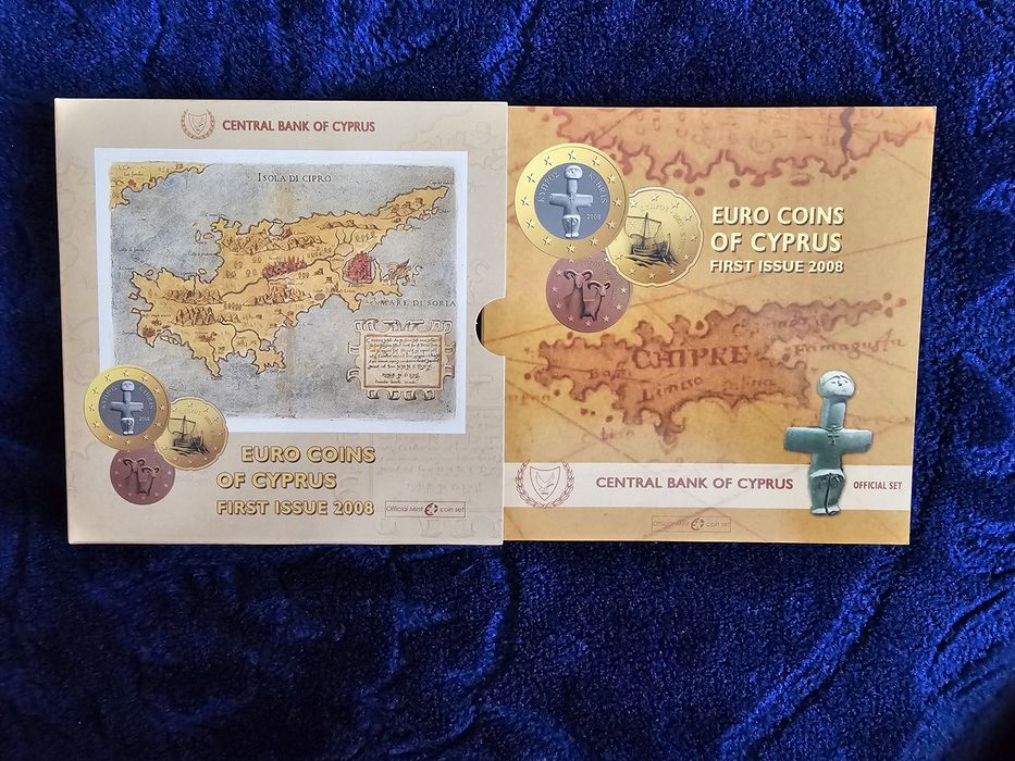 Sets Euro Chipre e Holanda/Países Baixos
