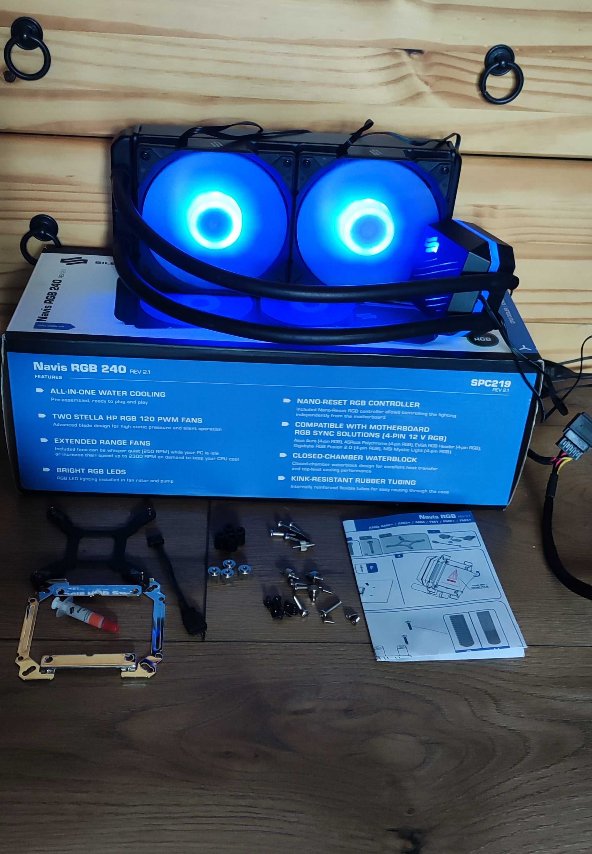 Chłodzenie wodne AIO SilentiumPC Navis RGB 240 v2.1 SPC219 LGA1700