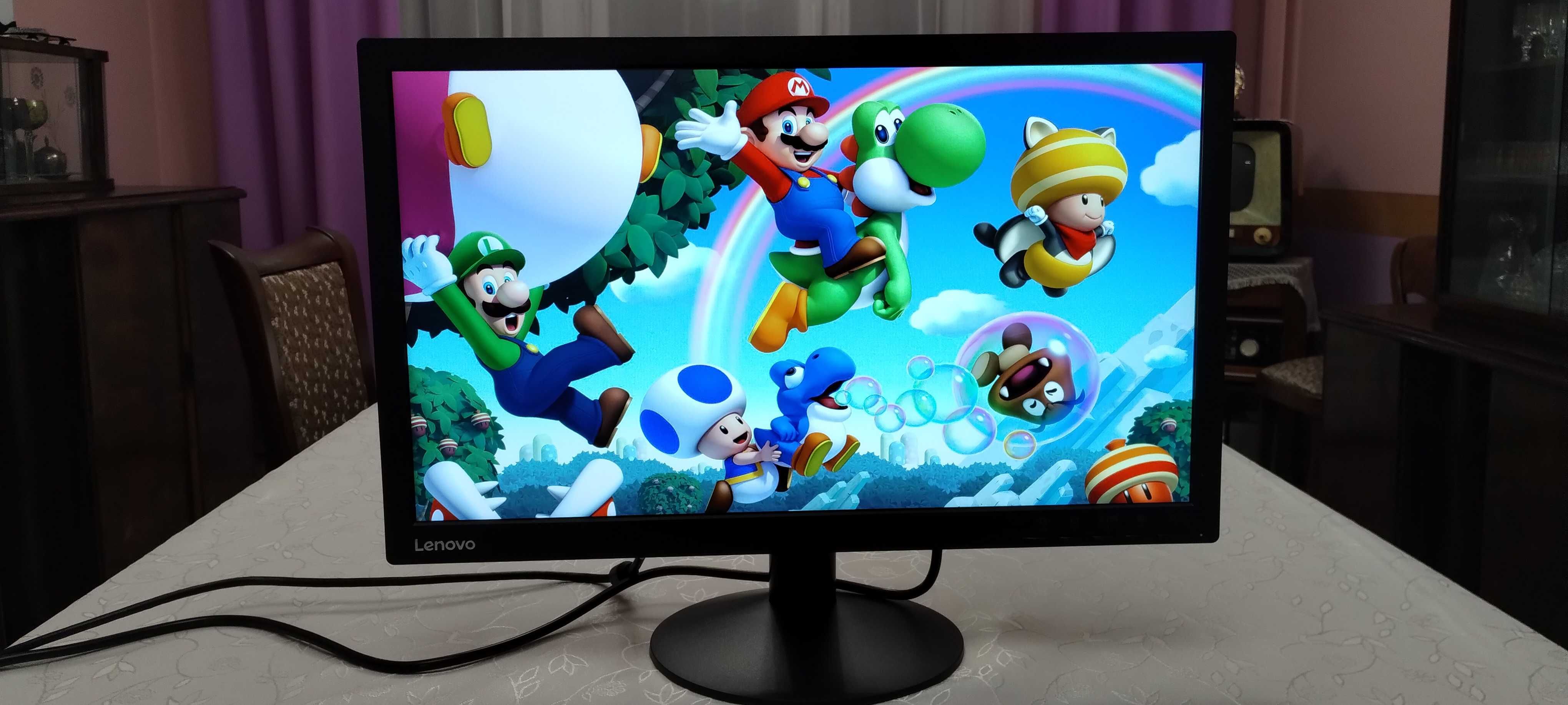 Monitor Lenovo LED FullHD HDMI/VGA/DP PC/XBOX/Playstation Gwarancja