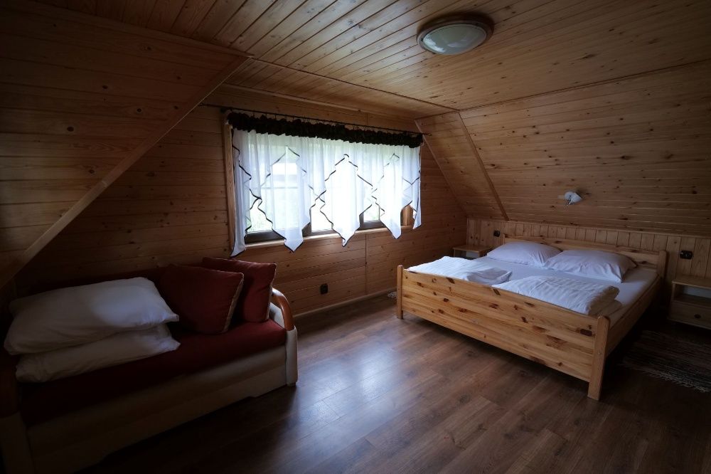 Domek 8os, całoroczny, 20m do wody sauna balia przy plaży, plac zabaw,