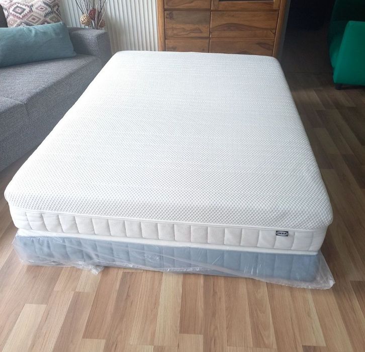 Nowy -40% ceny materac Hybrydowy ANNELAND z Ikea spreżyny+Memory
