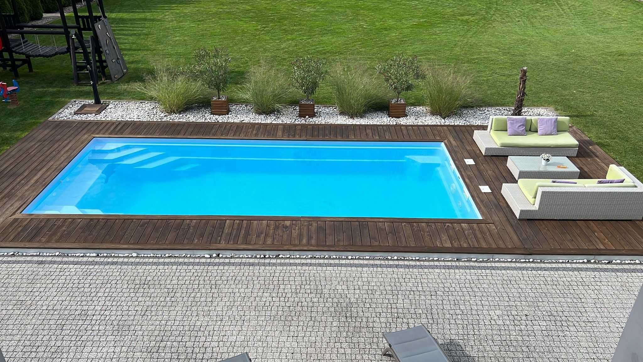 SP Lord 6,50 x 3,70 basen poliestrowy od PRODUCENTA ! ogrodowy