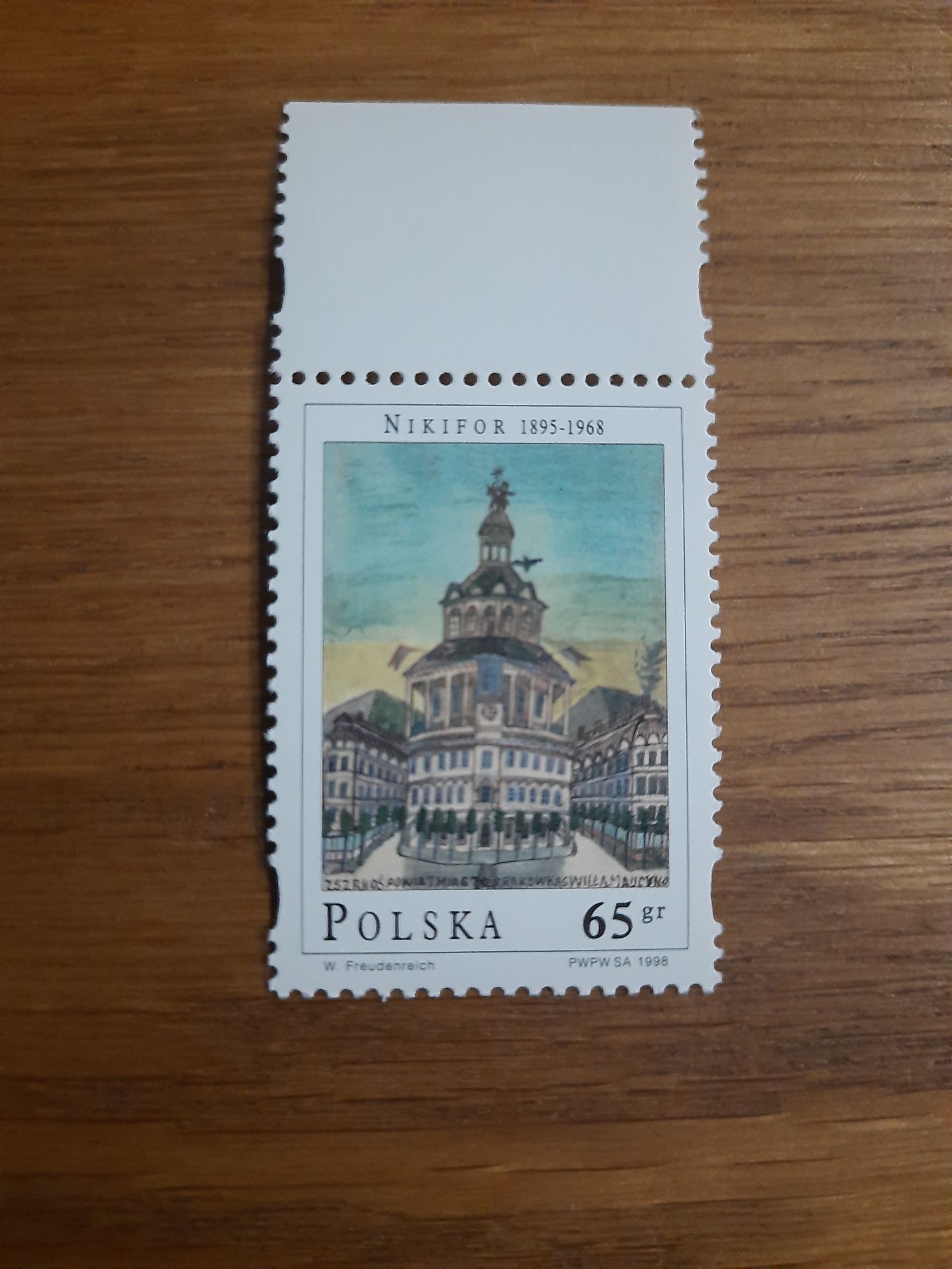 Stary znaczek pocztowy PRL Nikifor