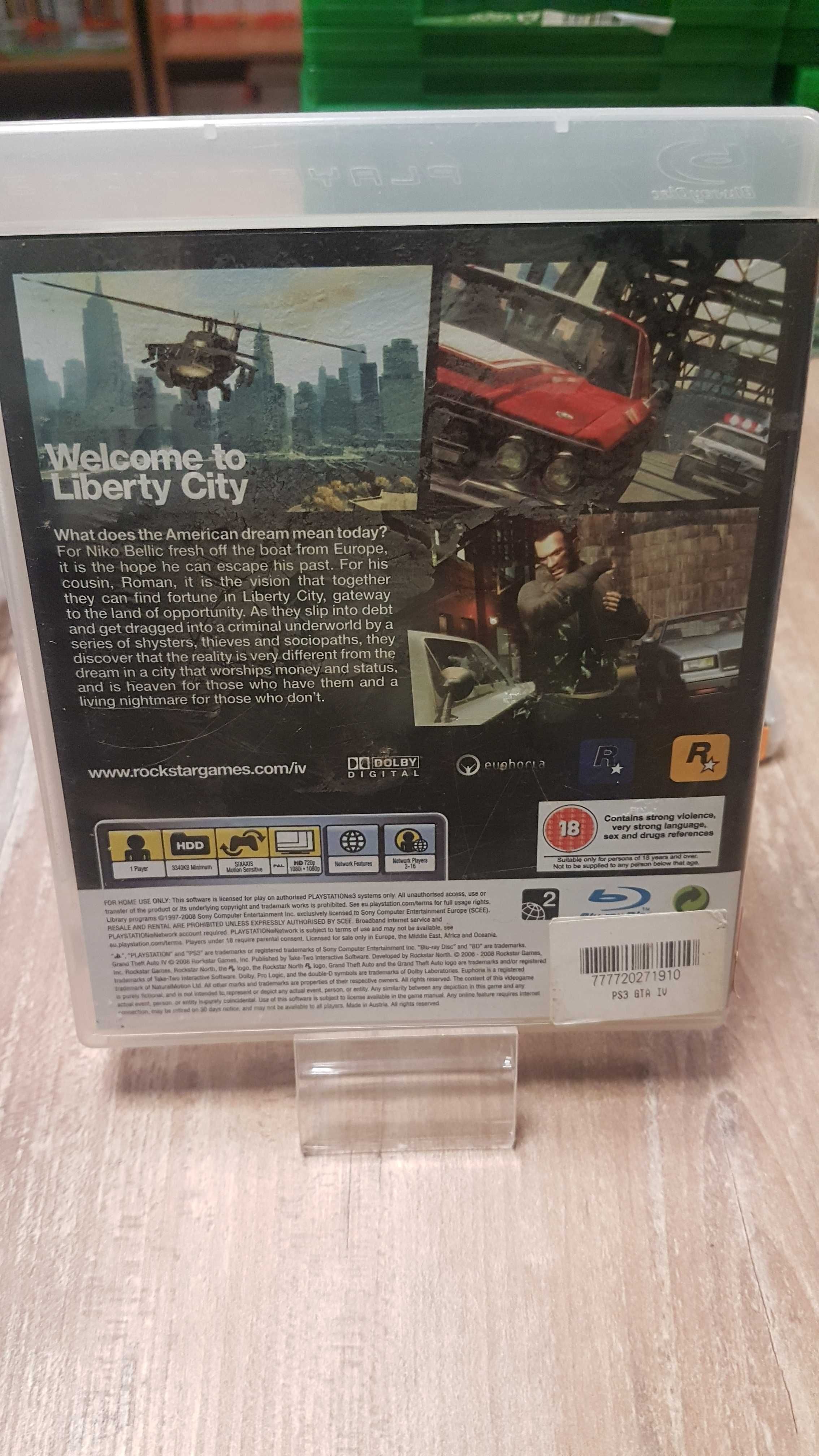 Grand Theft Auto IV PS3  Sklep/Wysyłka/Wymiana