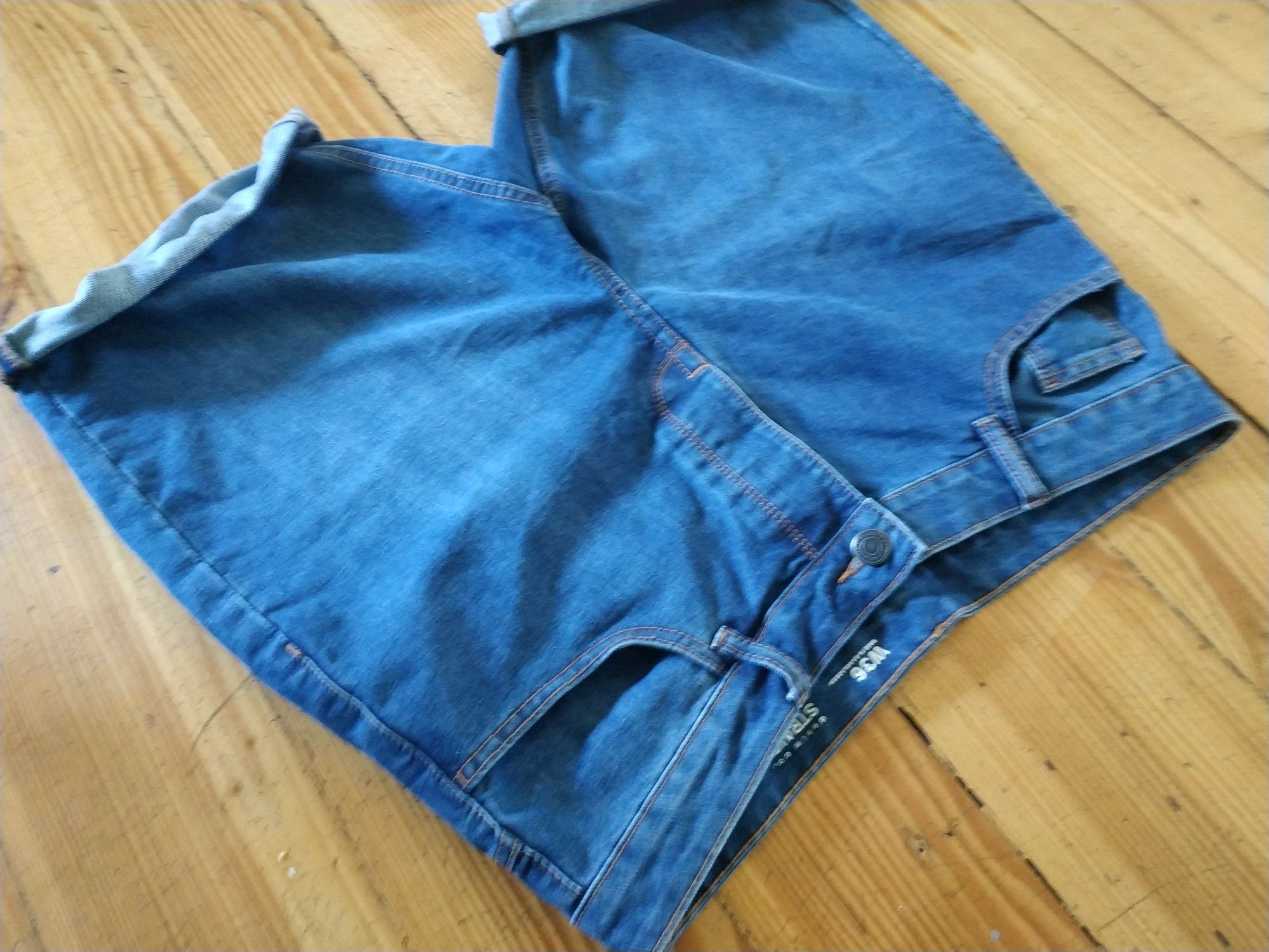 Szorty 36 XL krótkie spodenki Denim Straight