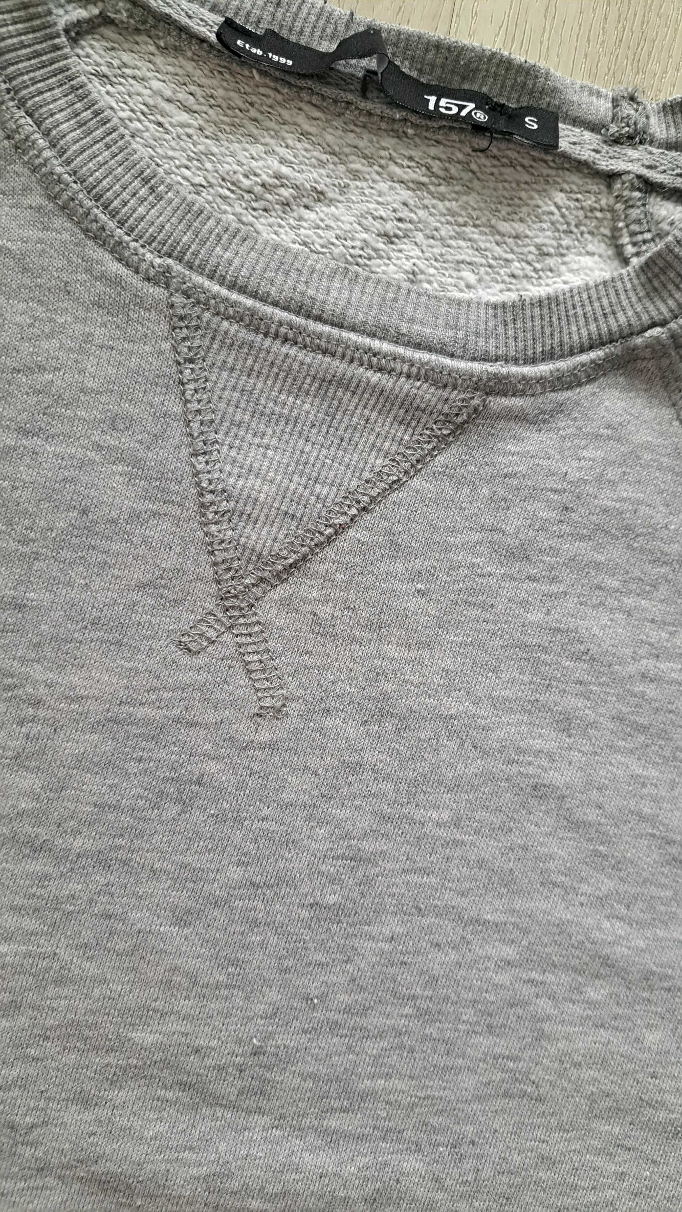 Bluzy  S  szare  chłopięce