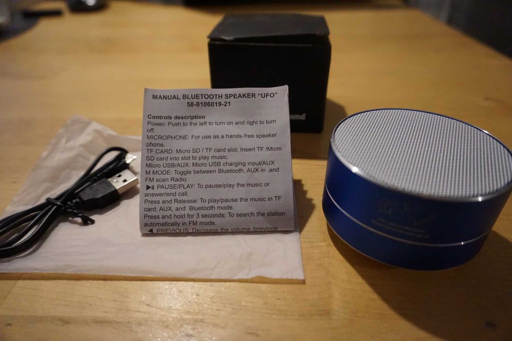 Nowy Głośnik BLUETOOTH bezprzewodowy UFO