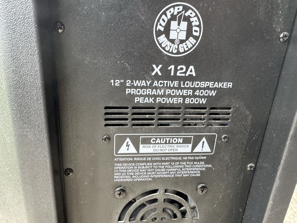 Kolumna aktywna Topp Pro TP X12A 400W