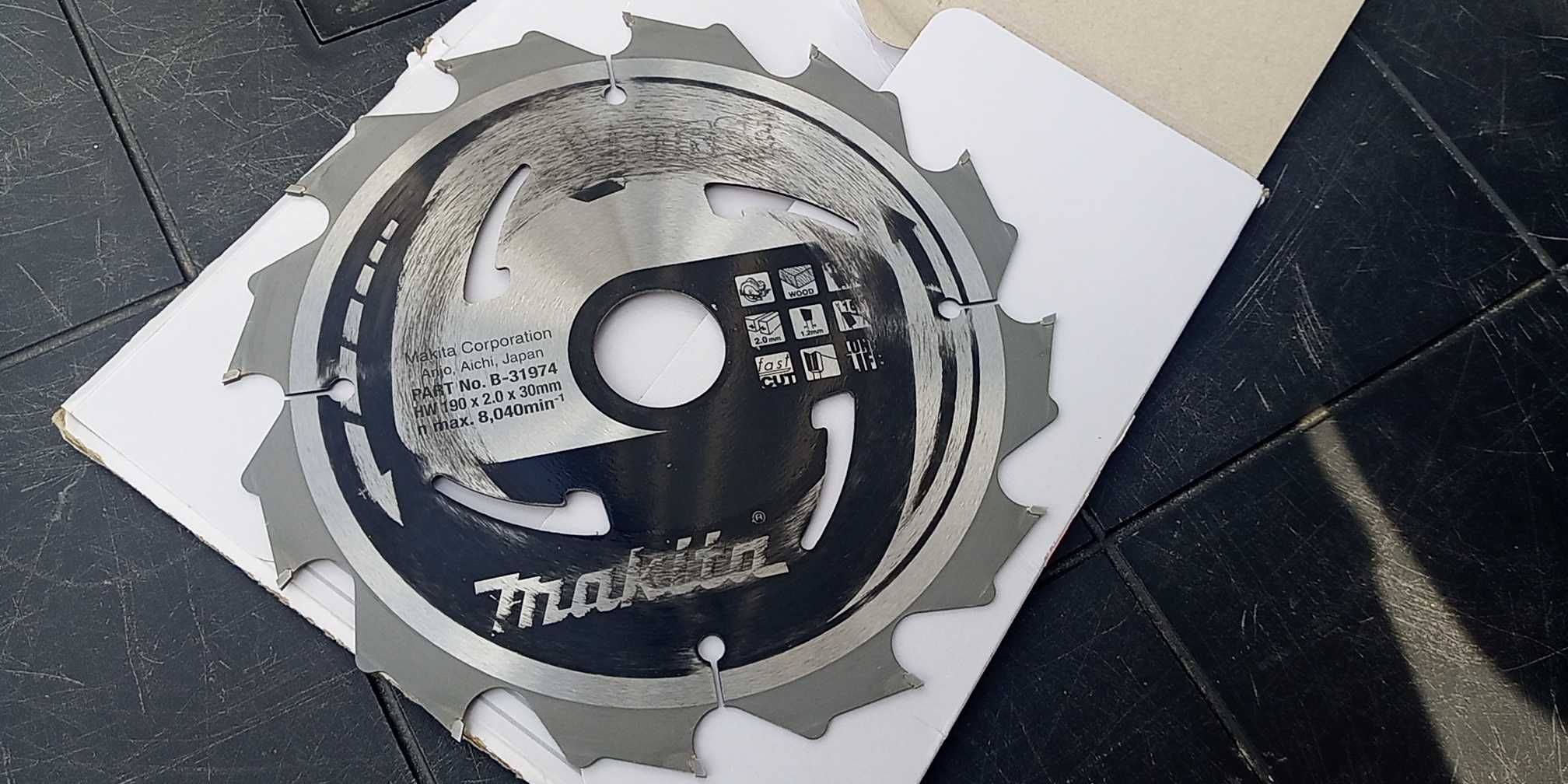 Piła tarcza do drewna Makita B-31974 M-FORCE 190x30 mm 12 zębów