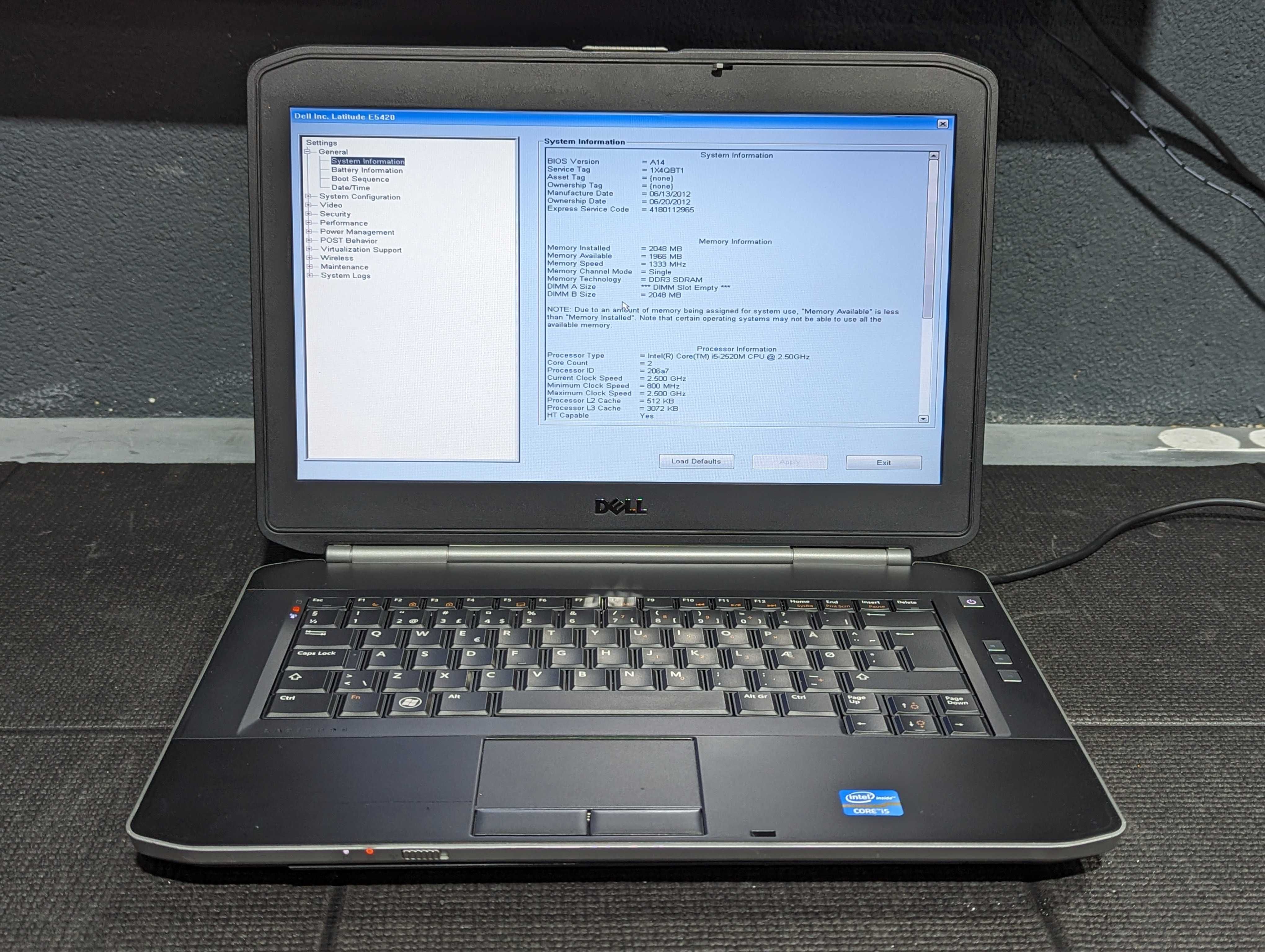 Dell Latitude E5420 (i5 / 8GB RAM/ SSD 250GB)