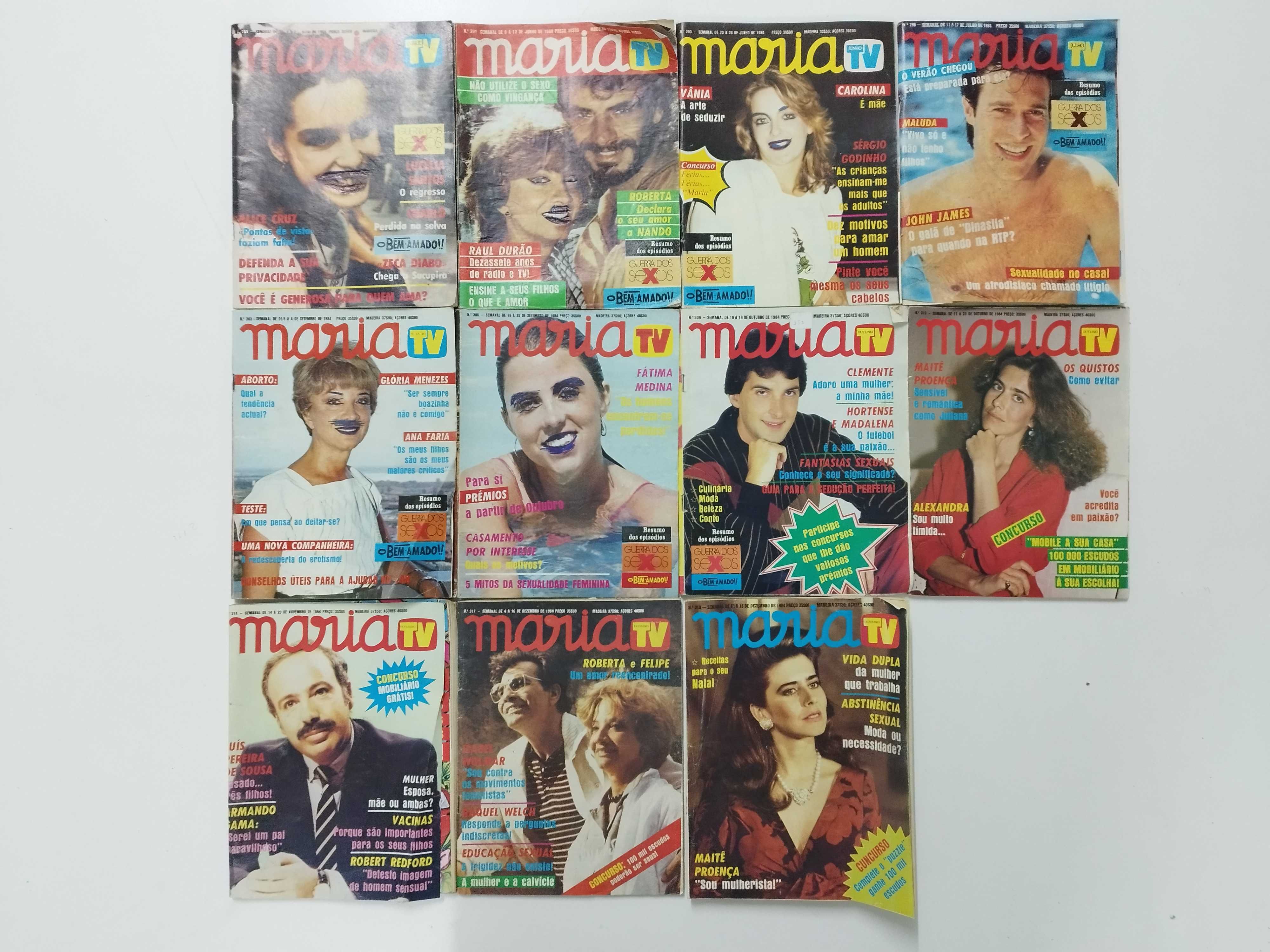 Revistas Maria - Anos 80 e 90