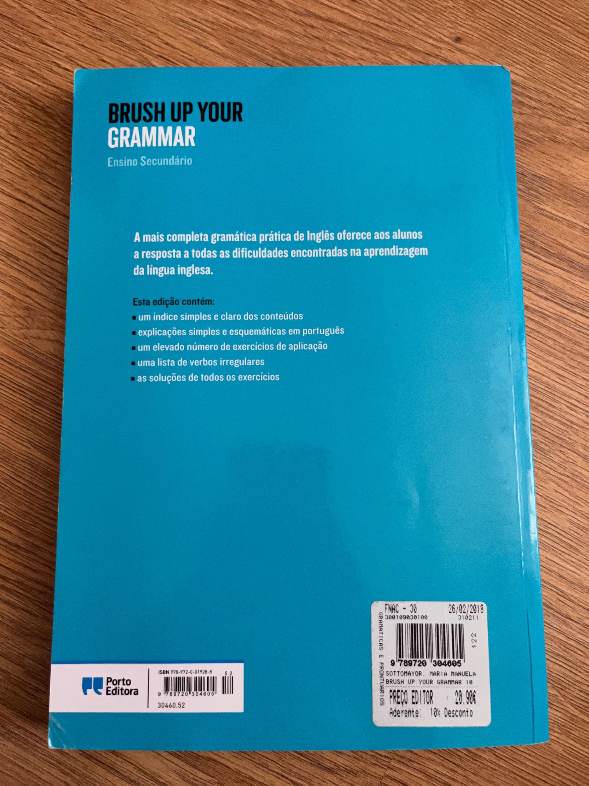 Livro de gramática de inglês secundario