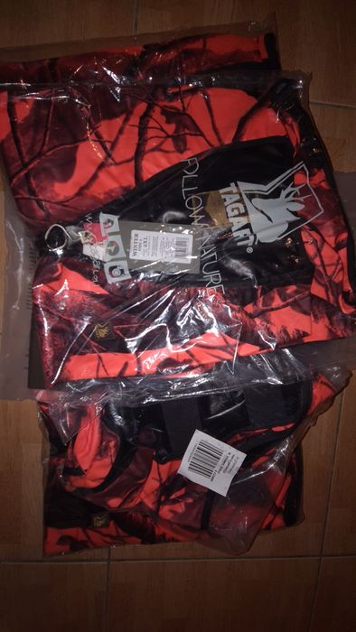 Kamizelka Winter Fire 2 w pomarańczowym kamuflażu z membraną