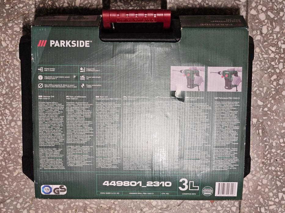 Młotowiertarka Parkside PBH 1550 C1