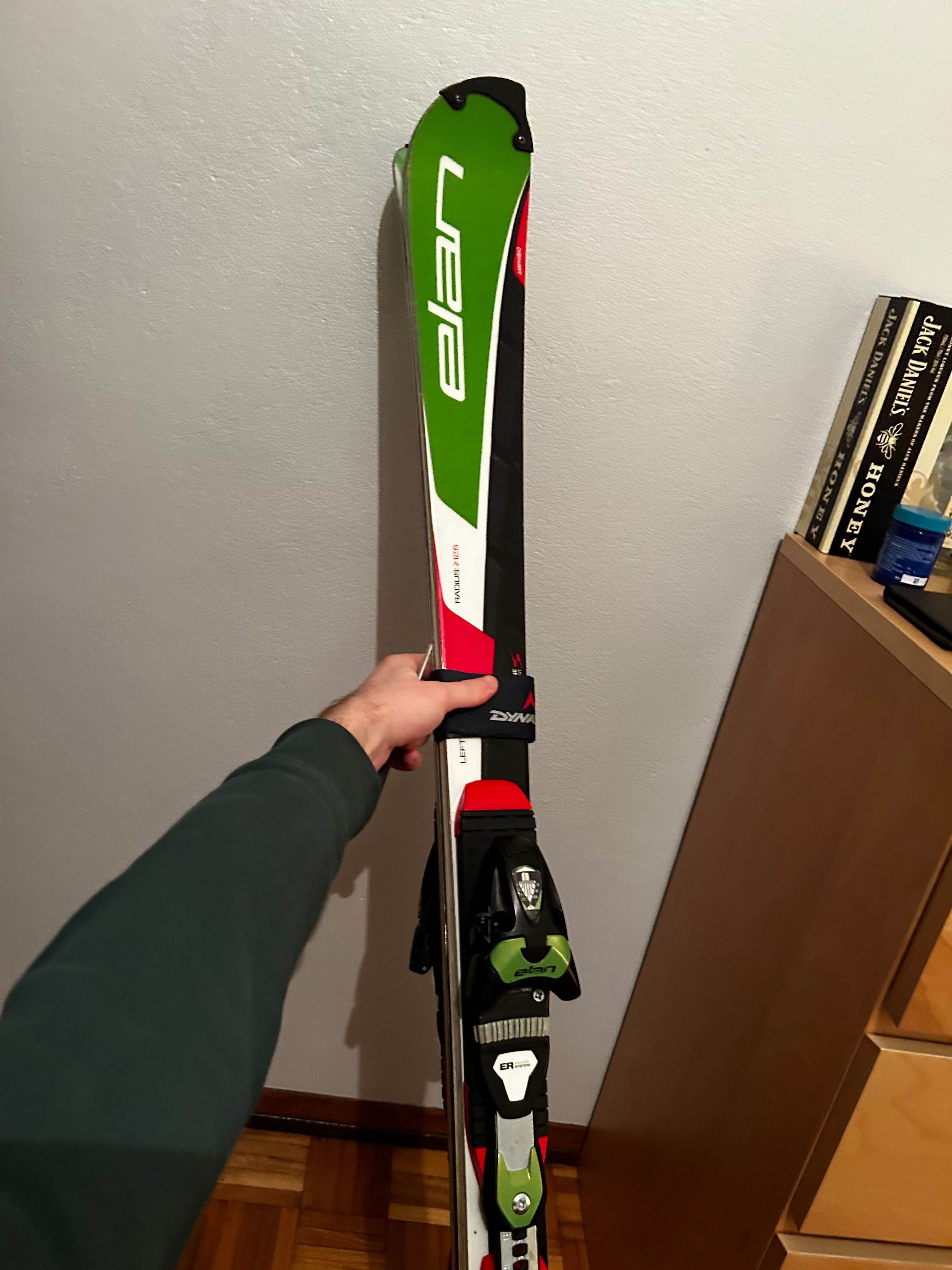 Skis Elan Slalom 1,65 raio 12,5