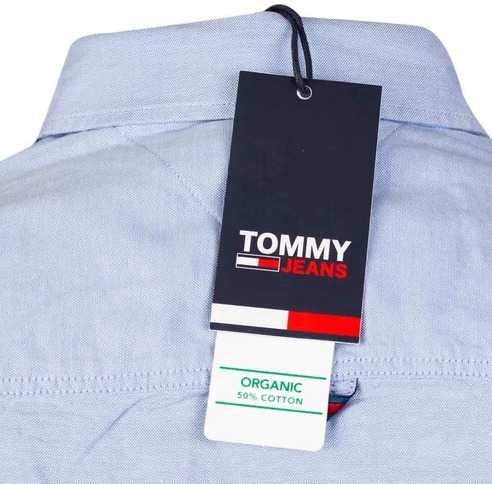 Tommy Jeans koszula męska r. M Sky Blue