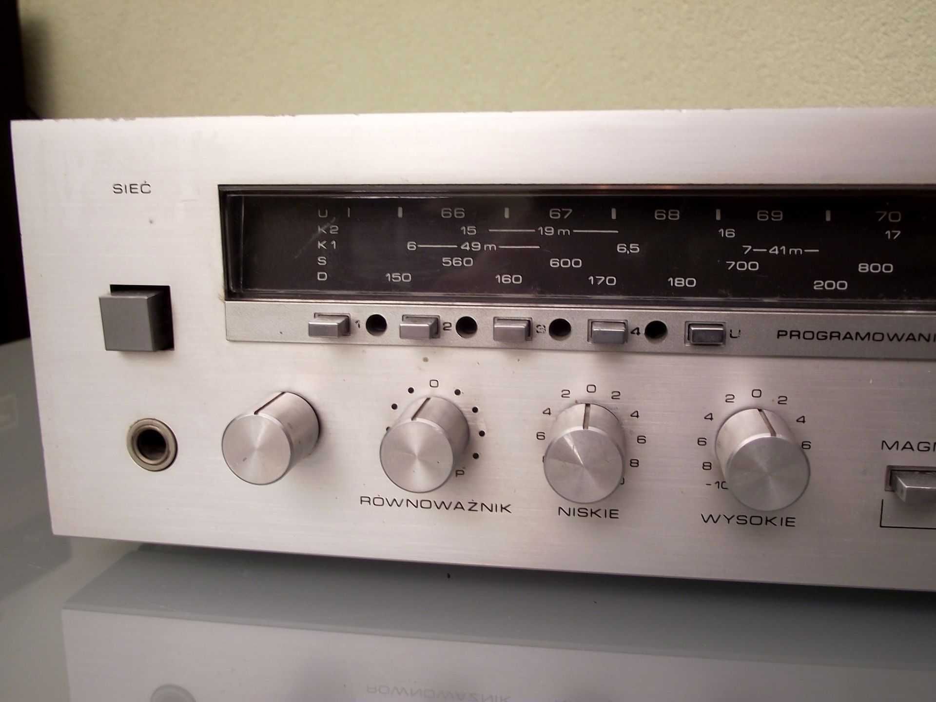 UNITRA - Wzmacniacz z radiem AWS-303 - Super stan! - Pełen orginał!