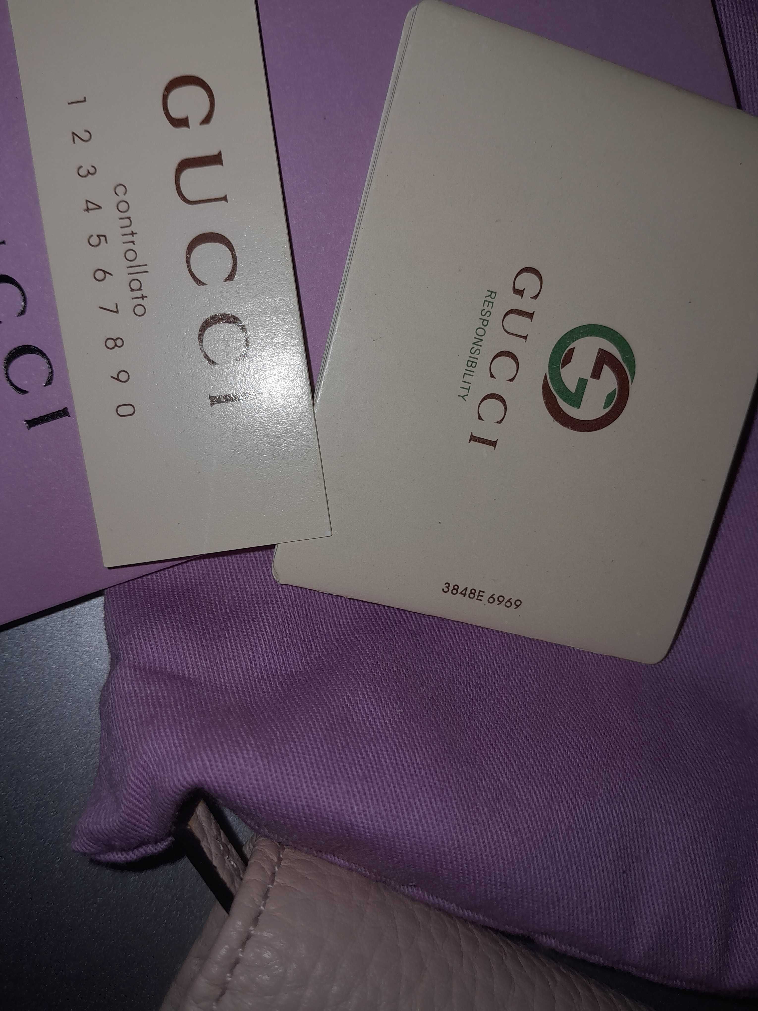 Gucci mammut card holder pink original