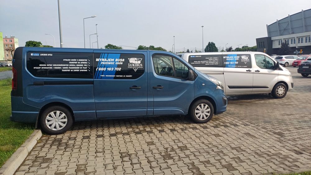 Przewóz Osób/ Wynajem Busa 9-osobowego/ Transport/ Dowóz na lotniska