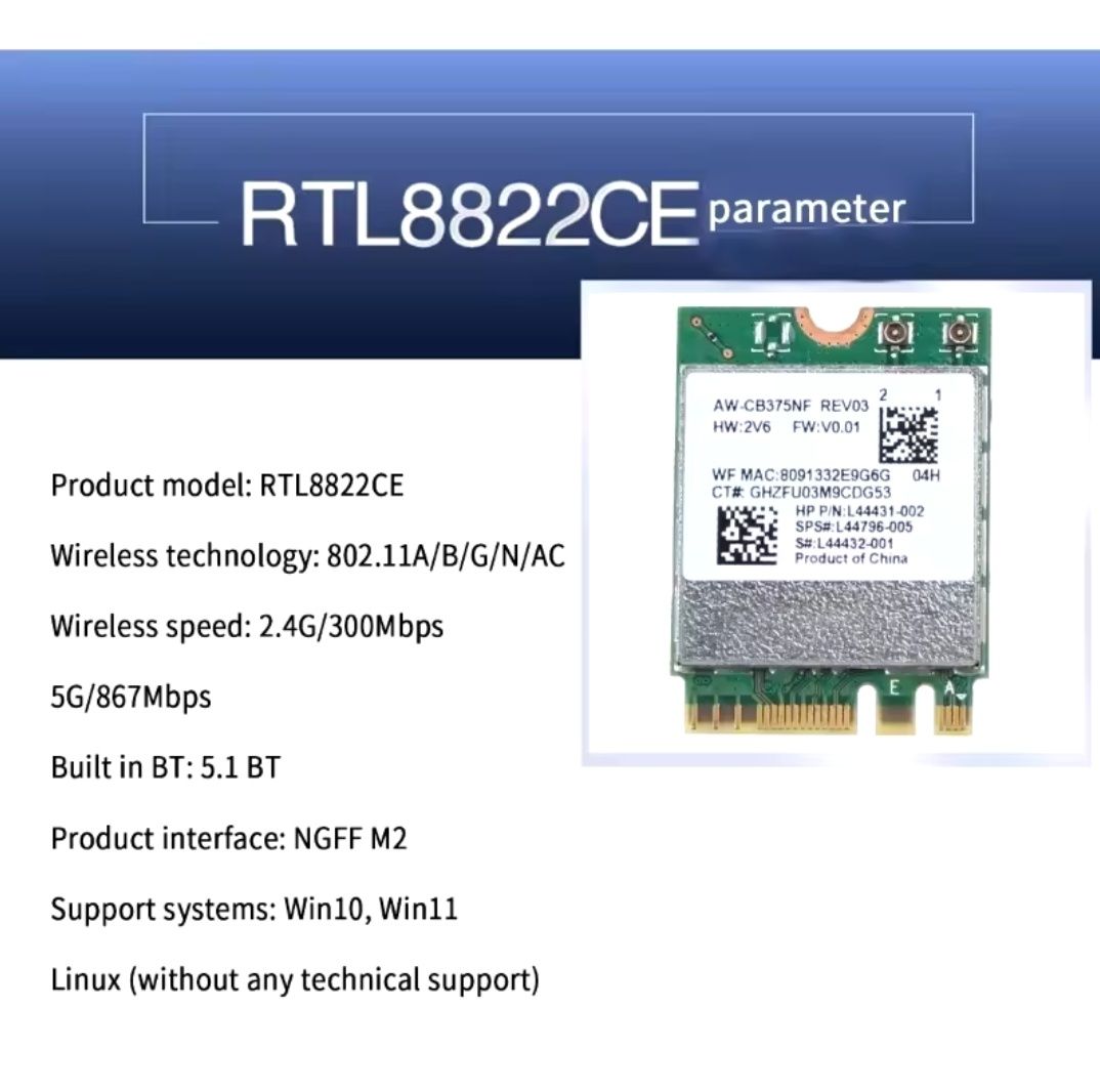 WiFi модуль RTL8822CE