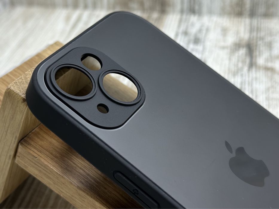 Матовый стеклянный чехол AG Matt Glass на iPhone 15/ 14/ 13 чохол
