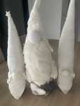 Skrzaty 3 szt biale 65 cm