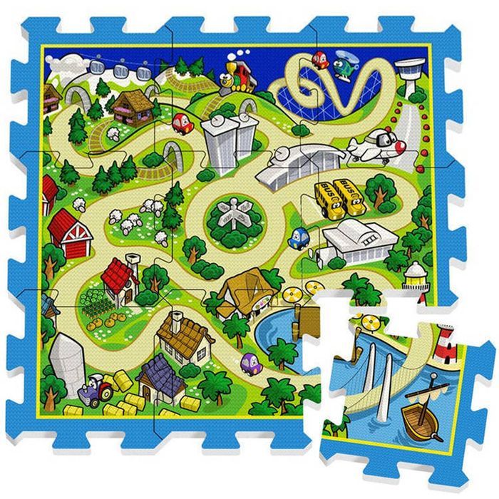 Puzzle Piankowe Mata Uliczka Wyścigi 31X31 Za3150