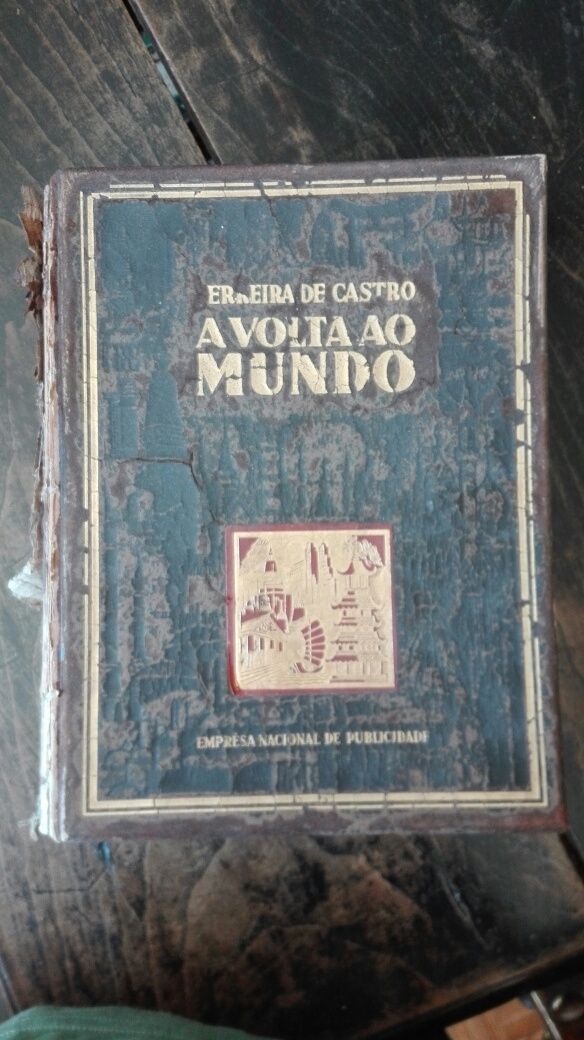 Livro a volta ao mundo de Ferreira de Castro