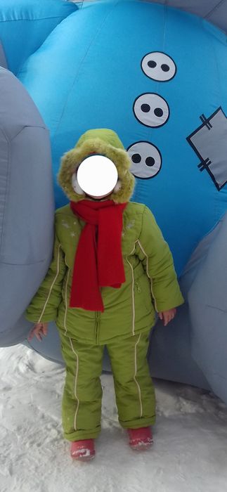 Дитячий одяг, зимовий комбінезон 110/60