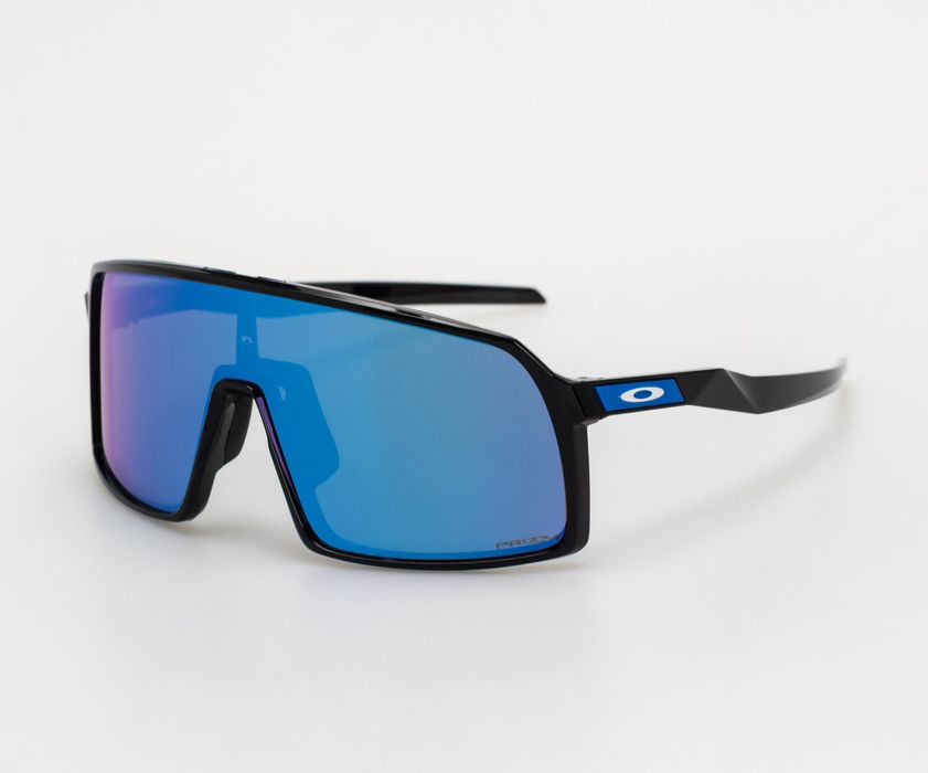Okulary Rowerowe Oakley Sutro Sportowe Szosowe Black Blue Lustrzanki