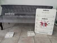 Acrílico de protecção e expositor vernizes Andreia