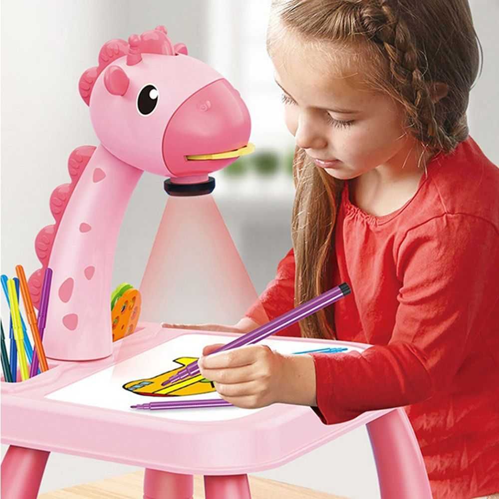 Детский стол проектор для рисования Жираф