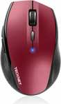 Mysz Bezprzewodowa Do Komputera Bluetooth 3200DPI Czerwona