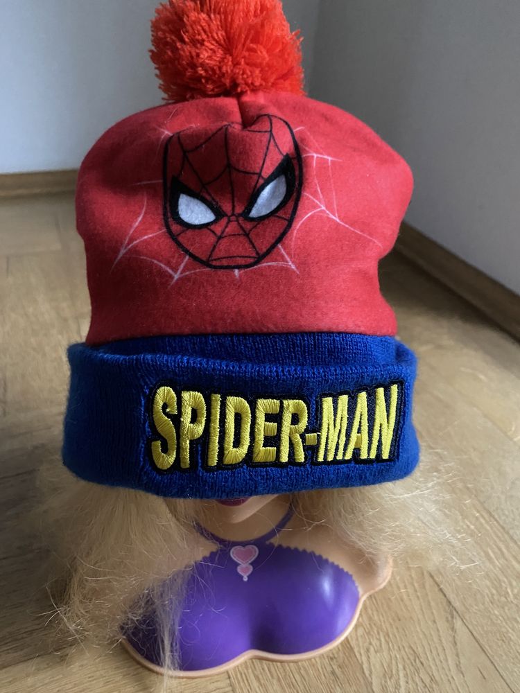 Czapka zimowa jak nowa r. 52 SpiderMan