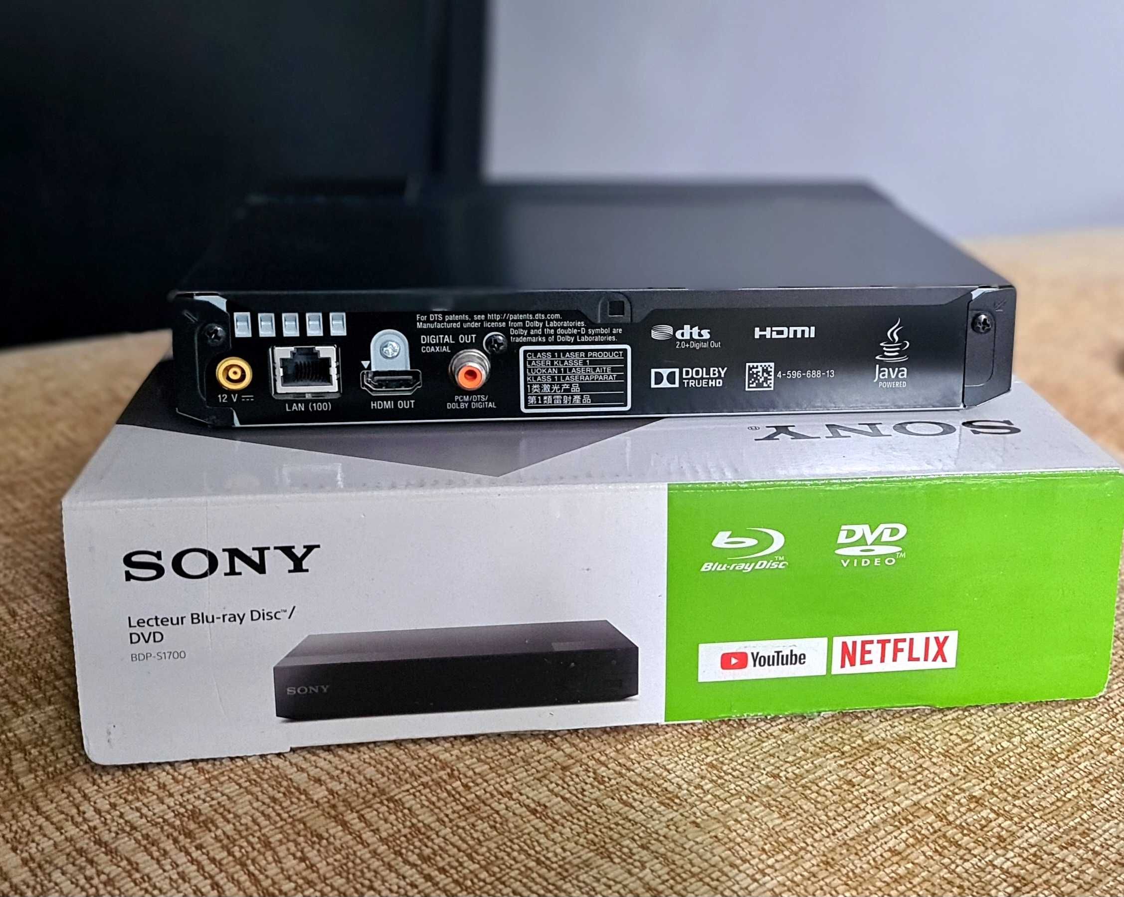 Odtwarzacz Blu-ray Sony BDP-S1700 Youtube Netlix