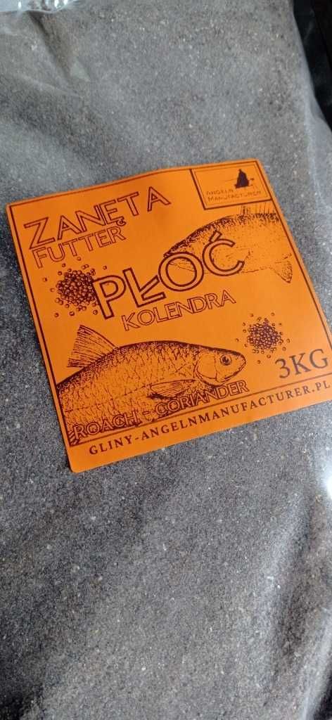 Glina wędkarska, zanęty,boostery,pellety dodatki