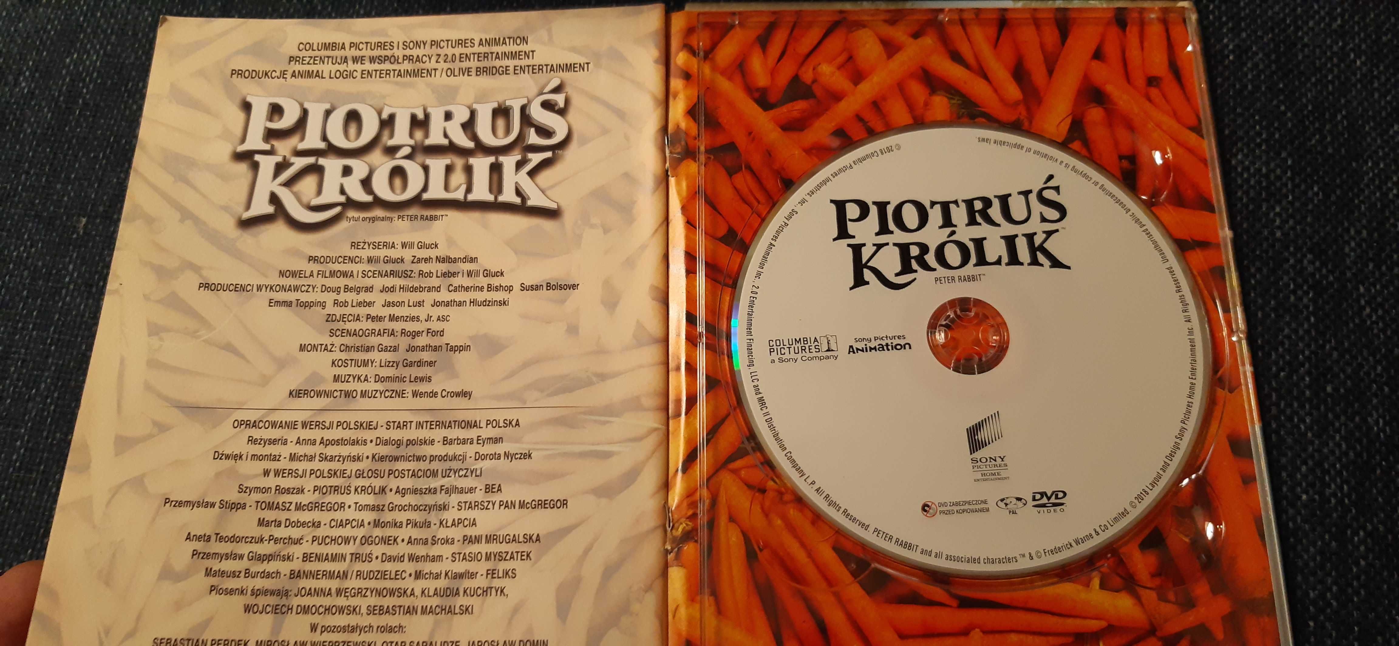 dvd Piotruś Królik (wydanie książkowe)