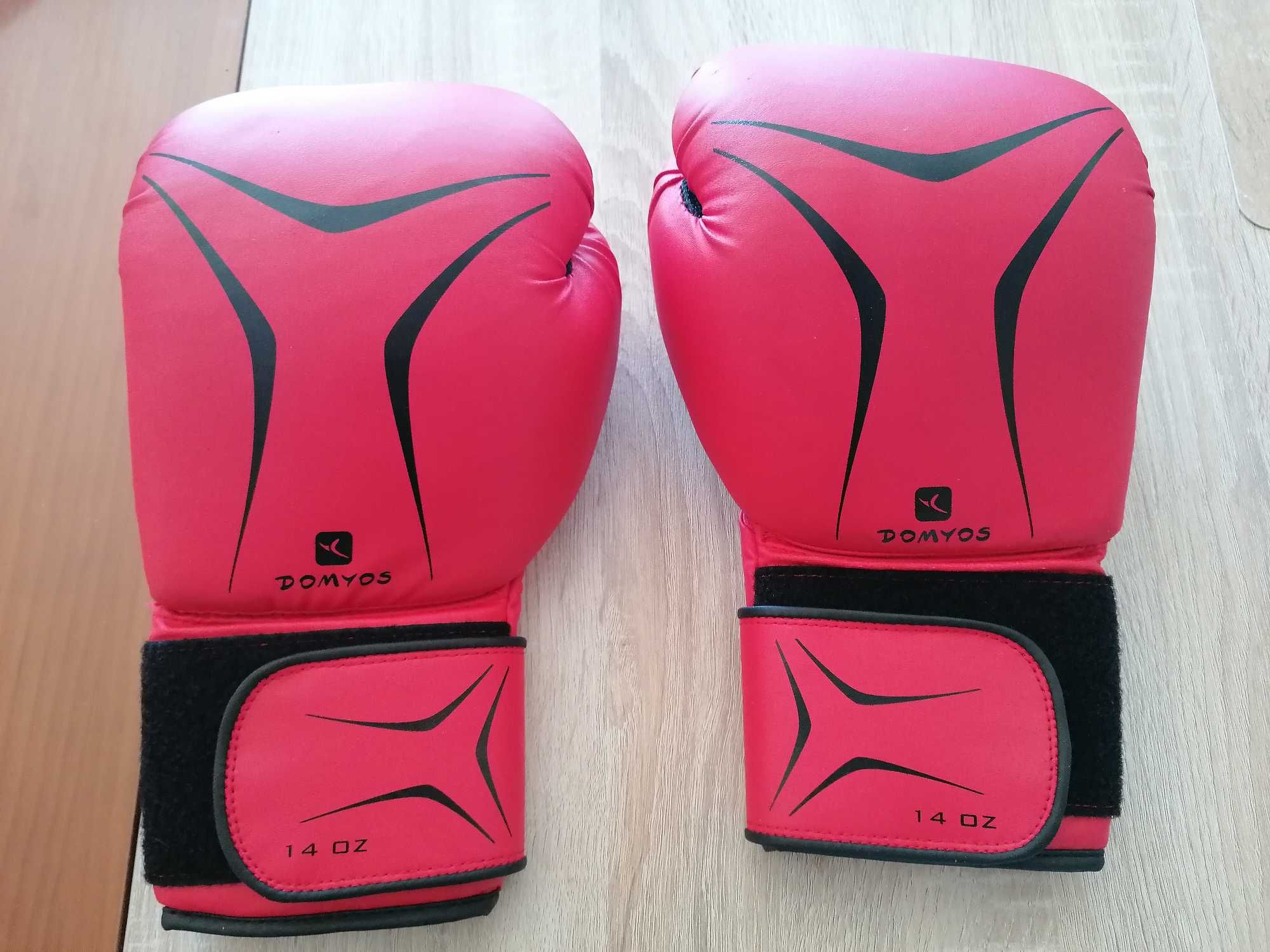 Vendo luvas boxe domyos 14 oz e 2 cintos (amarelo e laranja)