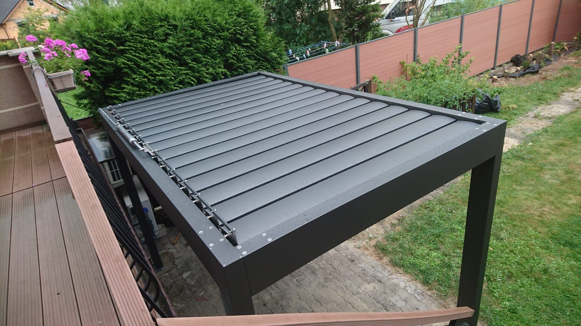 Aluminiowa pergola, nowoczesny design, bezawaryjne działanie,PRODUCENT