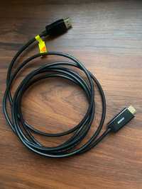 Новий кабель Benfei 3м перехідник Displayport на HDMI Male папа Польща