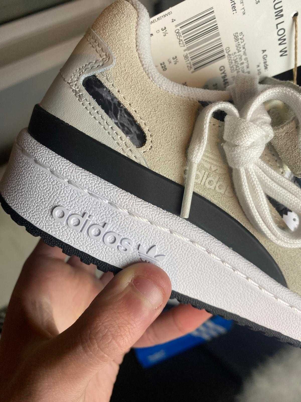 Adidas Forum Low White Beige Black – Tamanho 36 - novas com etiquetas