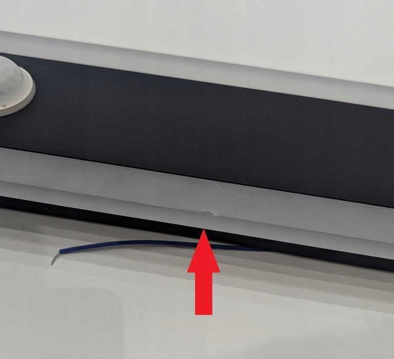 Kinkiet Ogrodowy Ankboy Czarny Zintegrowane Źródło Led 25 W