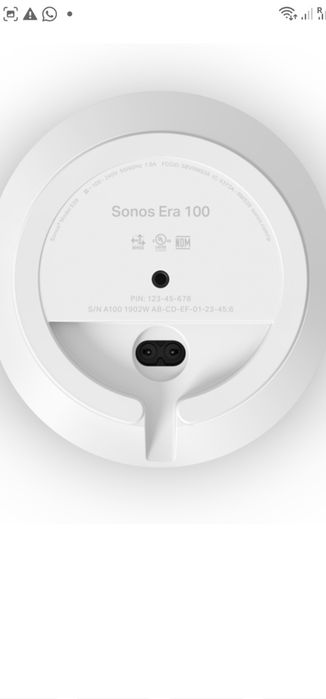 Sonos Eva 100 Białe Nowe