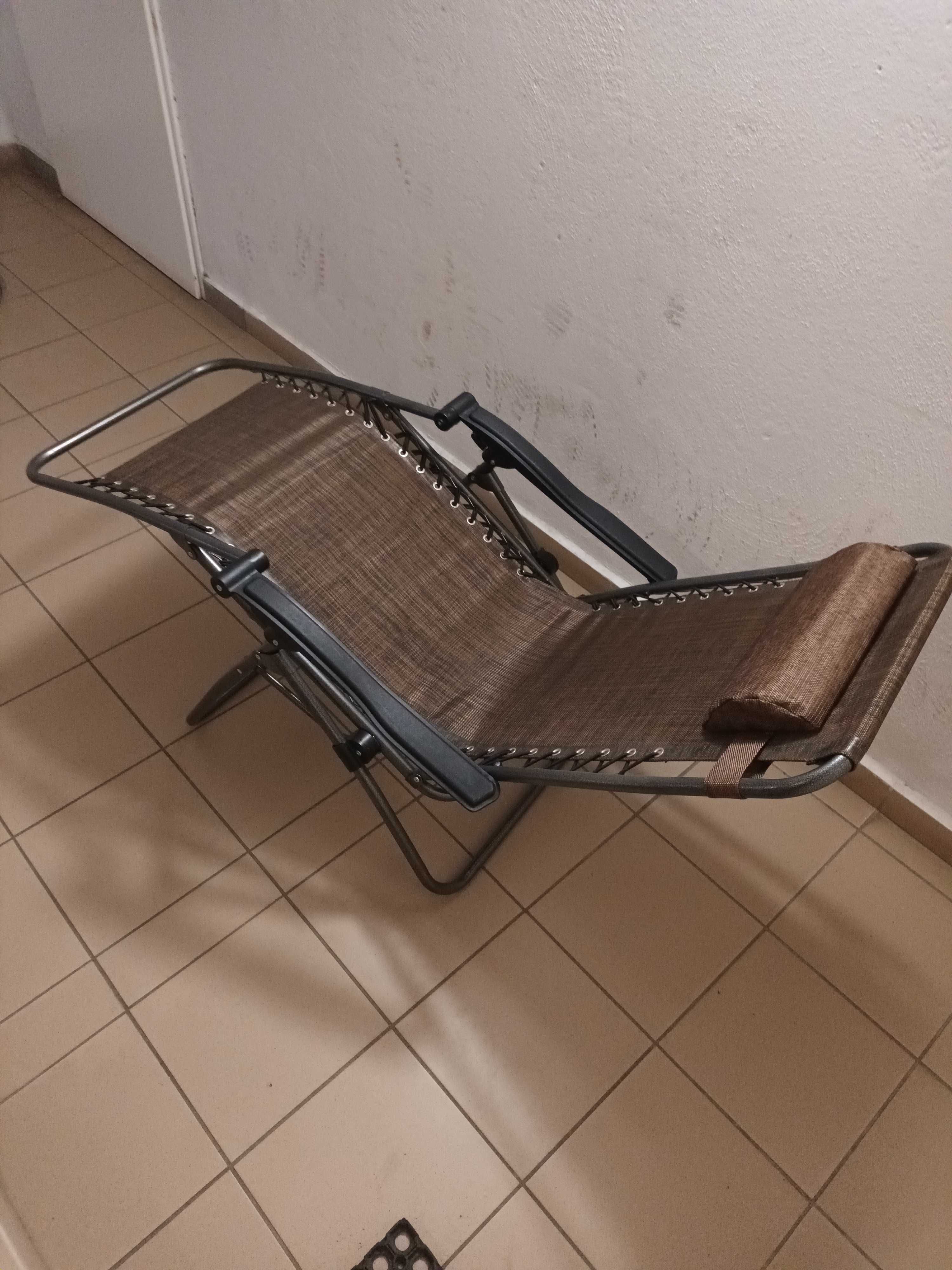 Nowy fotel wielopozycyjny / leżak turystyczny / krzesło wypoczynkowe