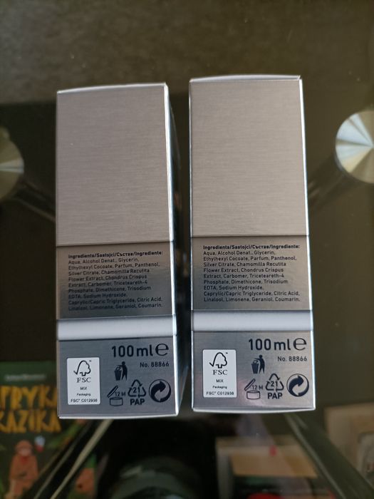 Balsam po goleniu Nivea Silver Protect. 2 szt.